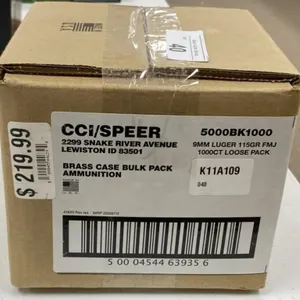 1000 Rnds CCI 9mm Ammo