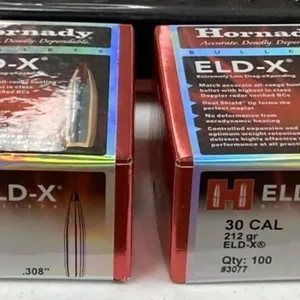 200 Hornady .30 call Bullets