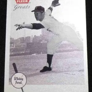 FLEER GREATS HOF WHITEY FORD CARD