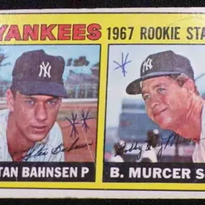 ROOKIE CARD 1967 TOPPS BOBBY MURCER LOW GRADE