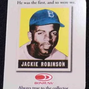 1997 DONRUSS HOF JACKIE ROBINSON CARD