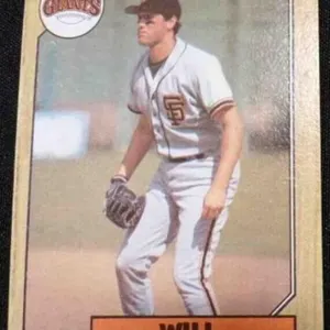 ROOKIE CARD 1987 TOPPS WILL CLARK