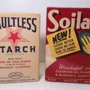 Vintage Faultless Starch New Old Stock FULL Box