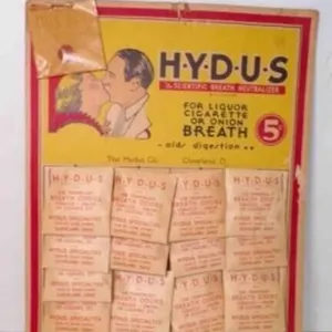 Vintage HYDUS Co "Scientific Breath Neutralizer"