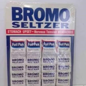 Vintage 1960s BROMO Seltzer Pharmacy Counter