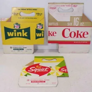 3 Vintage NEW Olds Stock 6 Pack Soda Cartons