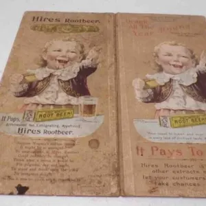 Antique Hires Root Beer Promotional Advertising
