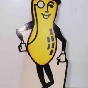 1950s Planters Mr. Peanut Cardboard Free Standing