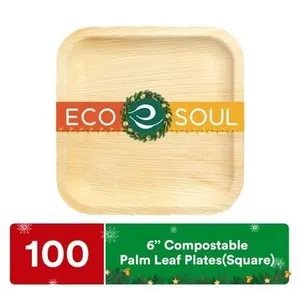 New $66 (6")100ct ECO SOUL 100% Compostable,...