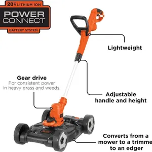 NEW $150 Black+Decker 3-in-1 String Lawn Mower