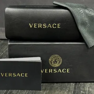 Versace Eyeglass Sunglass Hard Black Case With