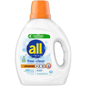 all Free Clear Oxi Liquid Detergent 73 Fl Oz