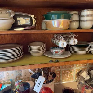 Dishes-Bottom Shelf Only