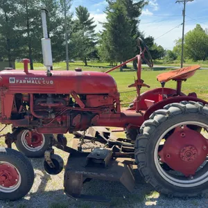IH McCormick Farmall Cub WF Tractor W/Woods 59 Mower, Serial #354383R3, 1 Front Tire Has Bubble & Needs Replaced, Radiator Redone 2 Years Ago, Run