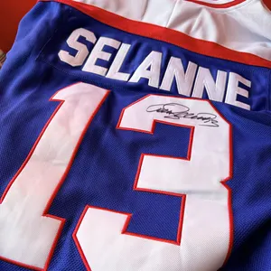 Teemu Selanne Winnipeg Jets Autographed Jersey