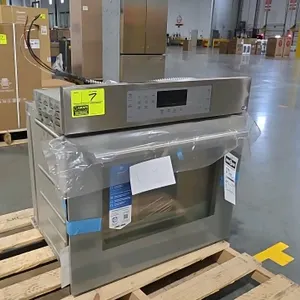 Thermador ME301YP/03 30" single wall oven. Features stainless steel and gray glass construction, Wi-Fi connectivity, digital control panel, and convec