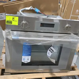 Thermador PODS301B/02 30" steam convection oven. Features stainless steel construction, gray glass door, Wi-Fi connectivity, and integrated controls. 