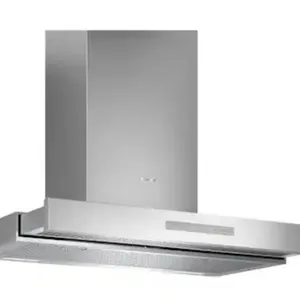 Thermador Masterpiece Series HDDB36WS V03 36" stainless steel chimney drawer vent hood. Features a pull-out drawer design, touch controls, and integra