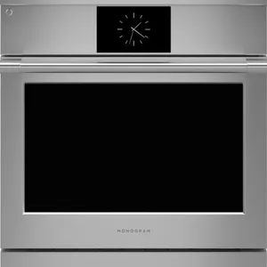 Monogram ZHP304ETVSS 30" slide-in induction range. Features stainless steel construction, 4-burner induction cooktop, 5.3 cu. ft. oven with air fryer 