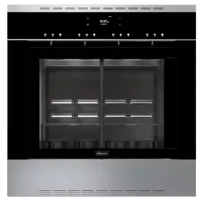 Dacor DWS4000BB 24" built-in wine dispenser. Features dual temperature zones for red and white wine, stainless steel finish, and digital controls. S/N