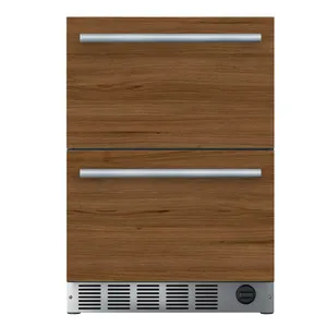 Thermador T24UC905DP 24" built-in undercounter refrigerator and freezer drawer unit. Features dual drawers, built-in ice maker, digital controls, and 