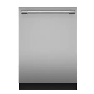Thermador DWHD640EPR 24" Emerald Series top control smart dishwasher. Features custom panel-ready design, Home Connect smart connectivity, and three r