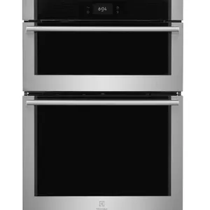 Electrolux GCWM2767AF 27" stainless steel built-in electric wall oven and microwave combination. Features digital touch control panel and stainless st