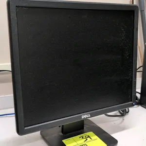 2024 Dell E1715S monitor. Features black bezel and stand with tilt adjustment. 18" screen. Service Tag: GS9G6N3. Electrical: 100-240V, 50/60Hz, 1.5A. 