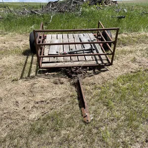 Homemade 7 Ft. Long x 5 Ft. Wide Trailer, 7.75-14 Tires