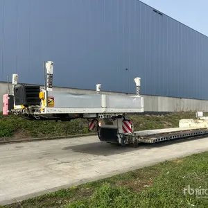 2015 Faymonville F-S42-1ACA 42 ton T/A 14.68 m - 20.18 m Extendable Single Drop Removable Gooseneck Lowboy Trailer
