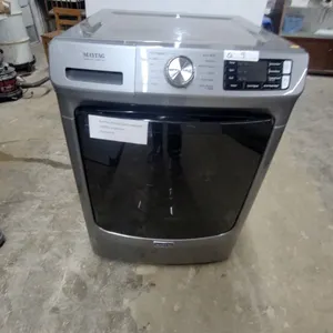Maytag Commercial Technology Front Load Washer with Extra Power and Steam, Grey Finish