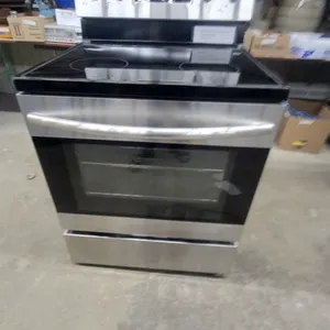 Riverstone Electric Range with Smooth-Top Ceramic Cooktop and Stainless Steel Front