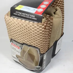 LAWSONE SEAT COVER PAIR TAN AIR BAG HB