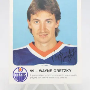 1985-1986 RED ROOSTER WAYNE GRETZKY POST HOCKEY