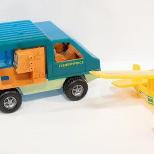 2 VINTAGE FISHER-PRICE TOYS AIRPLACE +