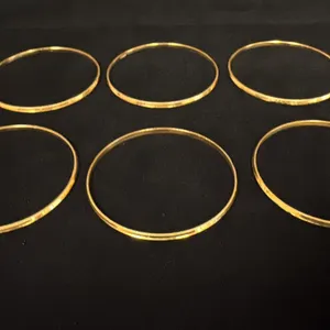 SIX APPROX 22K BANGLES (55.4G)