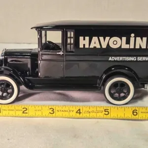 Havoline 1927 Graham Panel Die cast coin bank