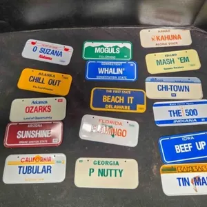 States promo mini-plates, 5"x2�"