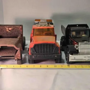 3 Pressed metal truck models
