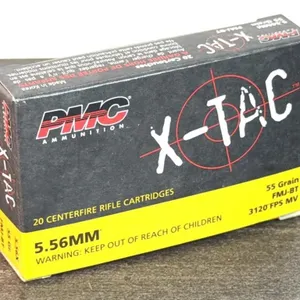 (20) Rnds. 5.56 PMC 55 Gr. FMJ-BT