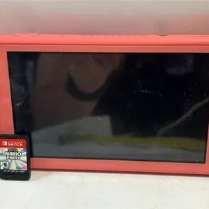 Nintendo Switch Light Pink Working & super Mario p