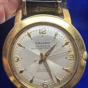 Vintage Calvan 30 jewels Incabloc Swiss Wristwatch
