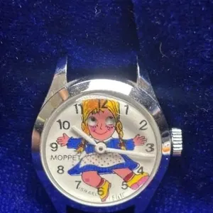 Vintage Moppet Moving Eyeballs wristwatch