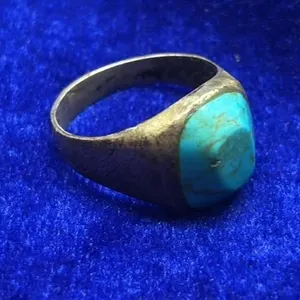 Marked 925 Silver Turquoise Ring