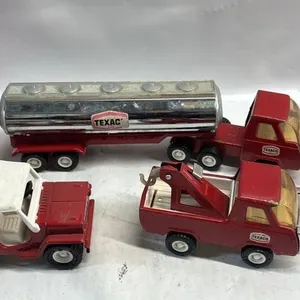 Buddy L Texaco Steel & Plastic toy set tanker truc