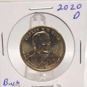 2020 D George HW Bush $1 Coin