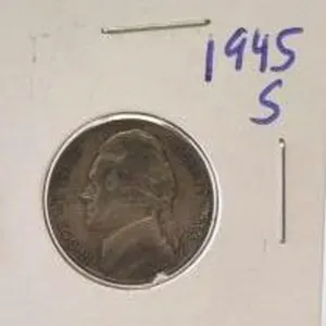 1945 S Jefferson Silver War Nickel
