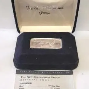 The New Millennium Group 1 oz Fine Silver Ingot
