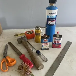 Misc. tools - Oilers, brass mallet, Bernzomatic,,