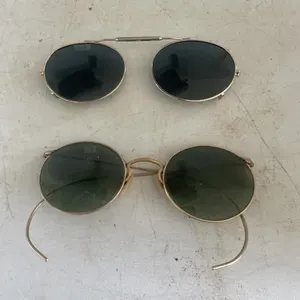 Vintage eyeglass 1/10 12k GF, 1 clip ons